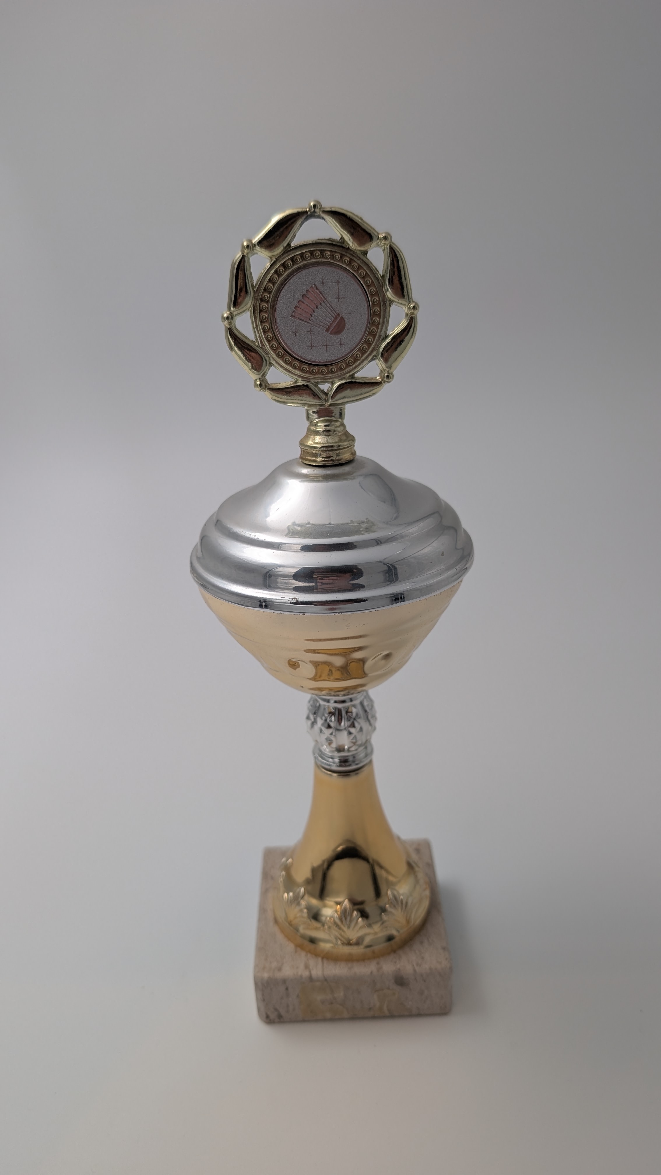 Badminton Ster Trofee met Marmeren Voet